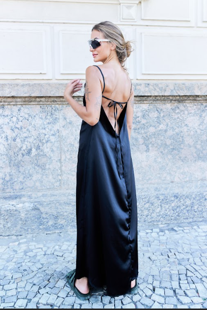 Vestido longo sleep dress