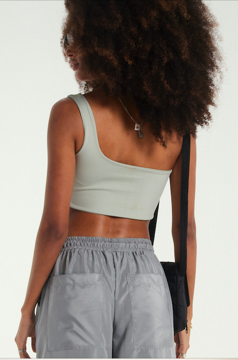 Top Duna- em poliamida  um ombro só