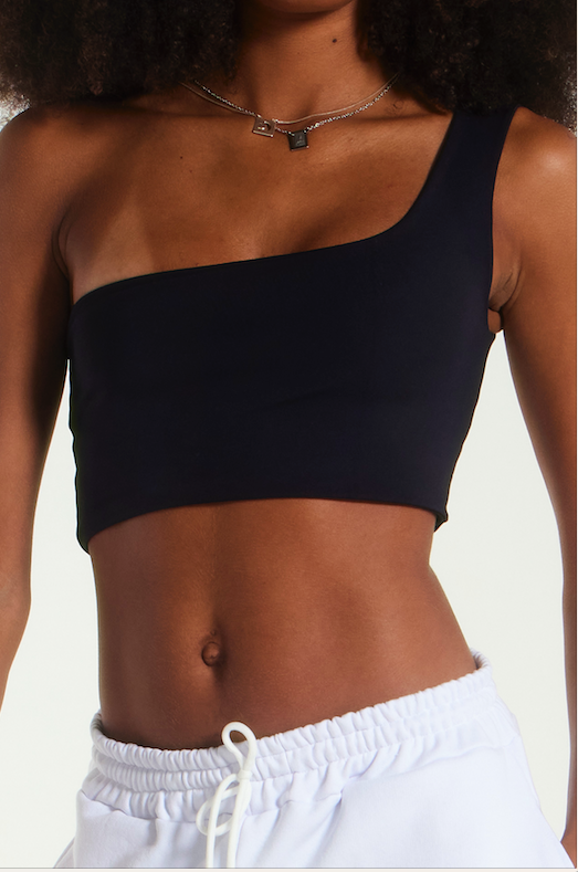 Top Duna- em poliamida  um ombro só