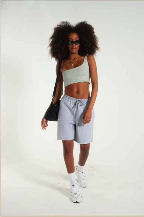 Top Duna- em poliamida  um ombro só