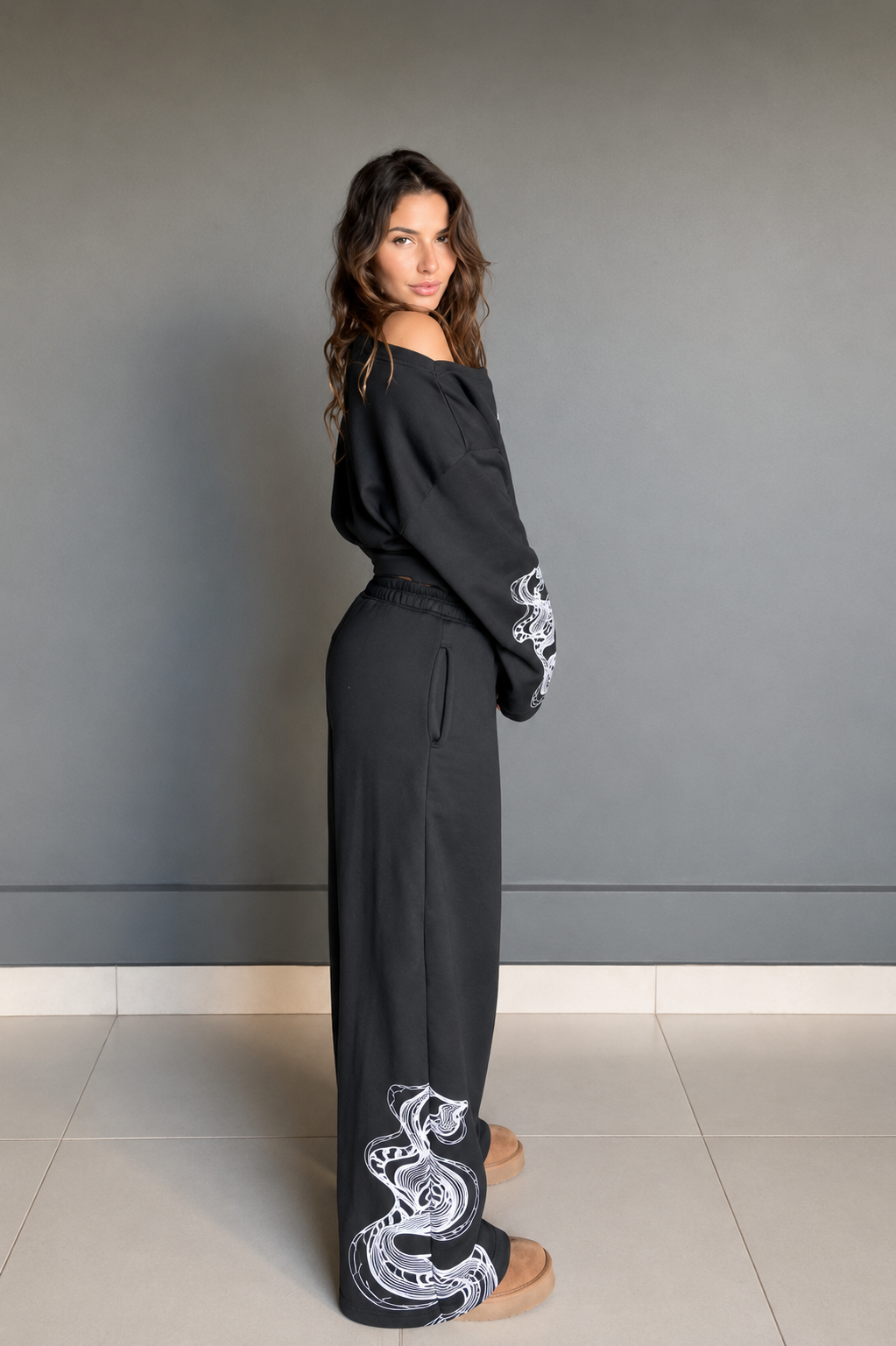 Calça Moletom Oversize